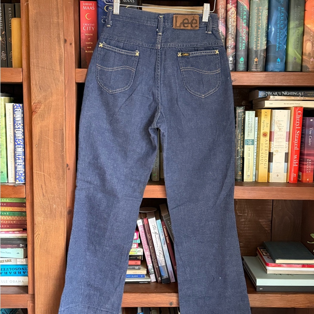 Vintage 1960s Lady Lee Women's Dark Blue Jeans